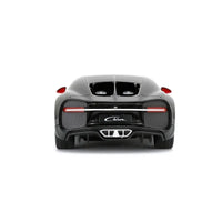 Back view of a luxury car on a white background