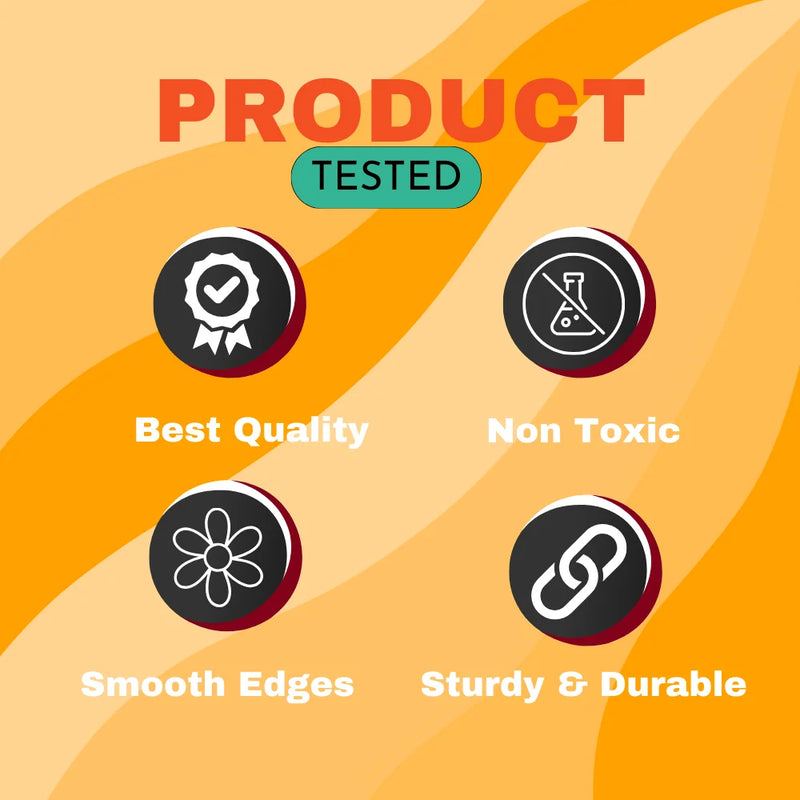 Product tested sushi play food toy with features like best quality, non-toxic materials, smooth edges, and durability
