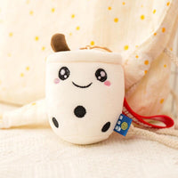 Cute Bubble Tea Keychains 3-Pack for Keys, Bags, and Gifts