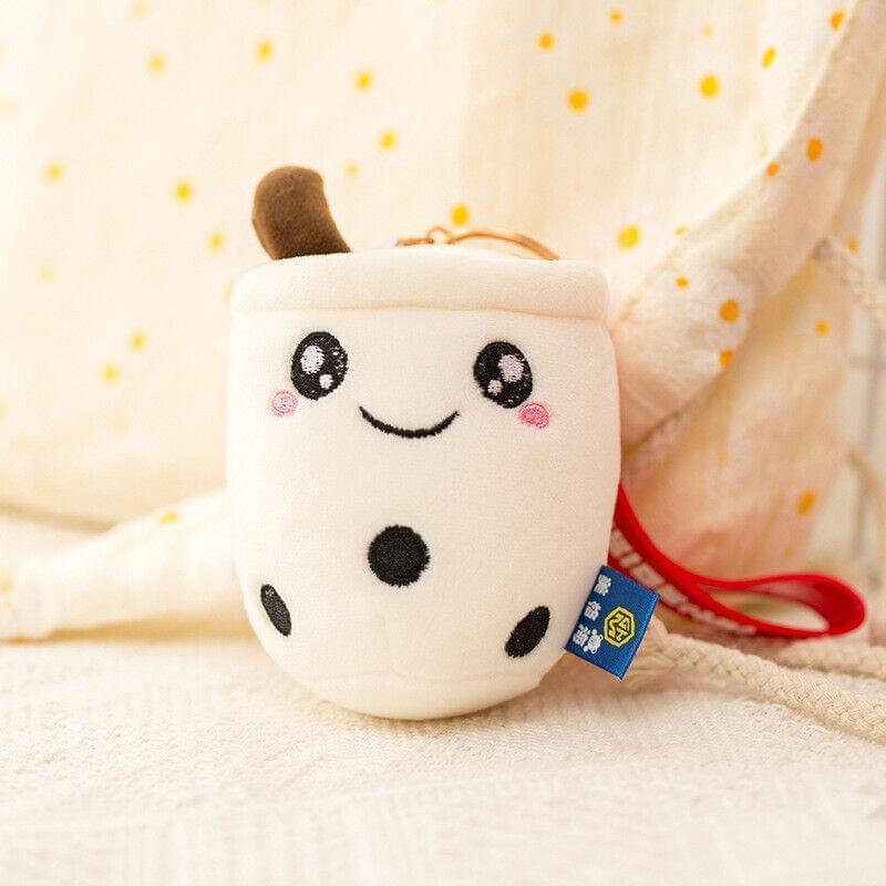 Cute Bubble Tea Keychains 3-Pack for Keys, Bags, and Gifts