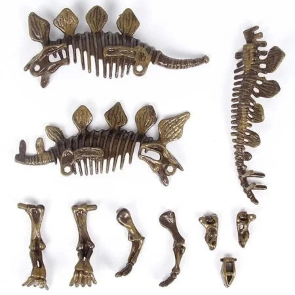 Dinosaur Skeleton Fossil Excavation Kit – Stegosaurus Skeleton Toy