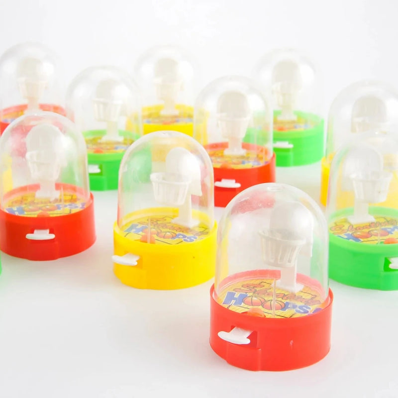 Tabletop mini hoop basketball game toys for kids in multiple colors