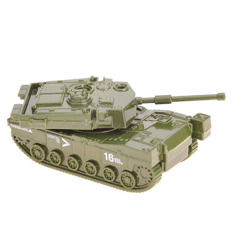 Military tank toy for children, included in army play vehicle set