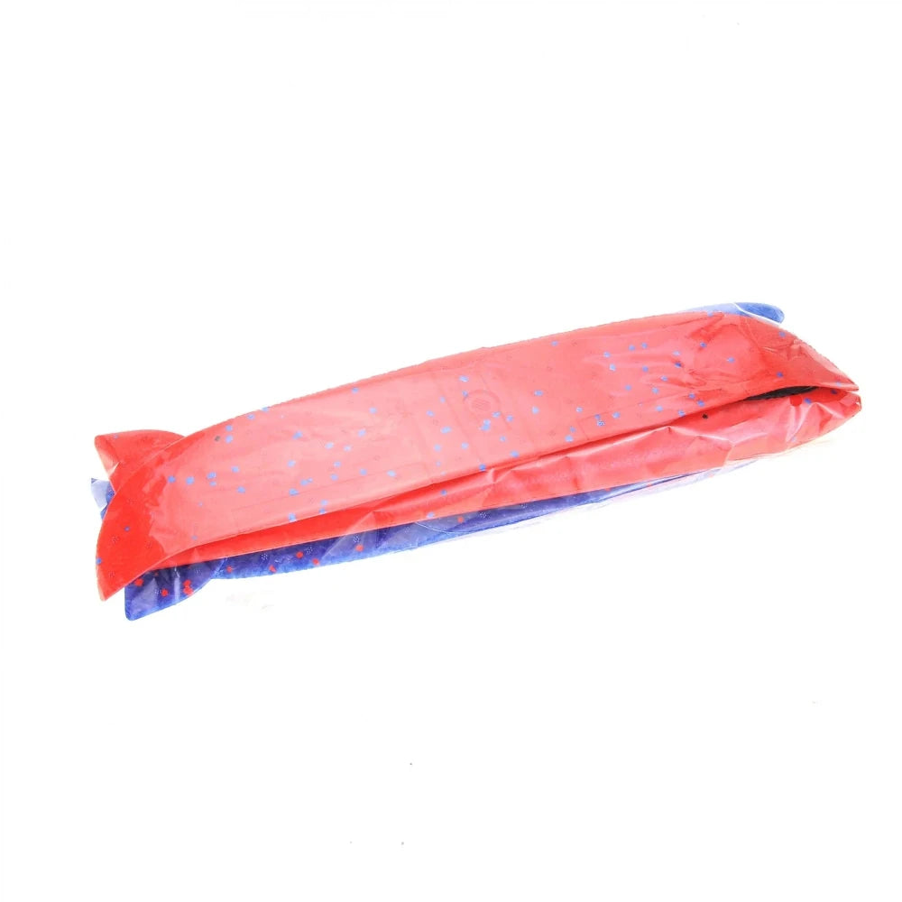 Throwing foam plane packaged in protective wrapping, ready for assembly