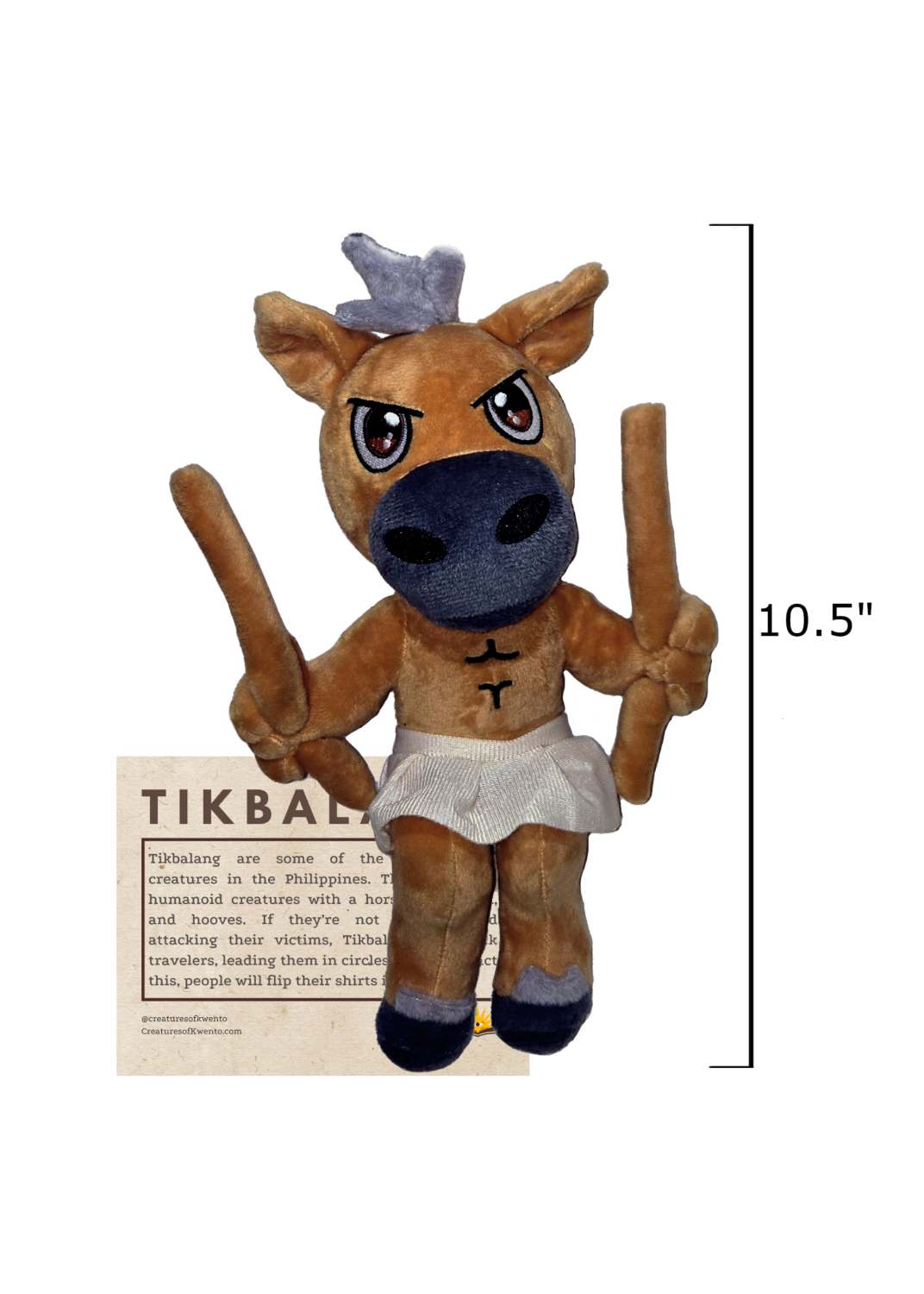 Tikbalang Plush – Philippine Folklore Mythical Creature Collectible