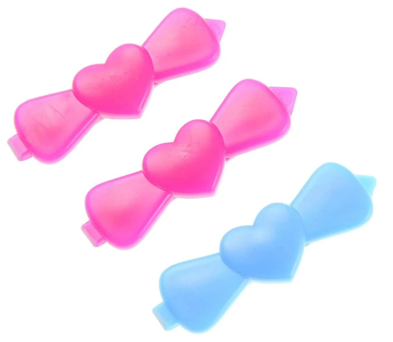 Heart Bow Hair Clips from Hair Salon Playset - Colorful Accessories for Barbie Hair Salon Play