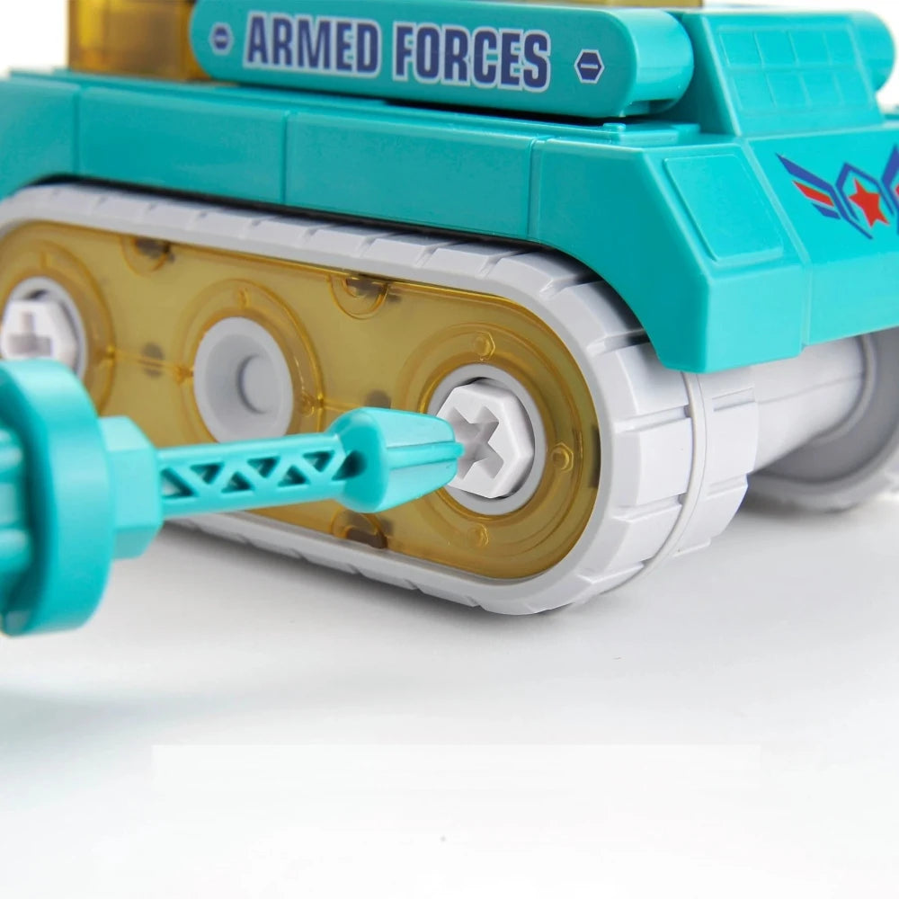 5-in-1 Take Apart Robot Toys – Transformable Robot to Vehicle Playset for Kids