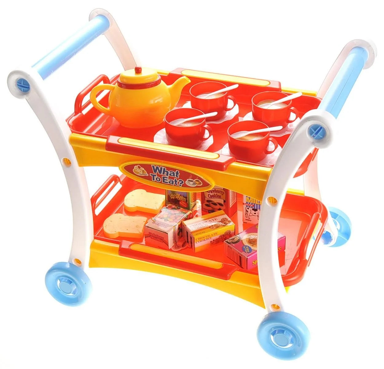 Tea Time Trolley Cart Pretend Play Set