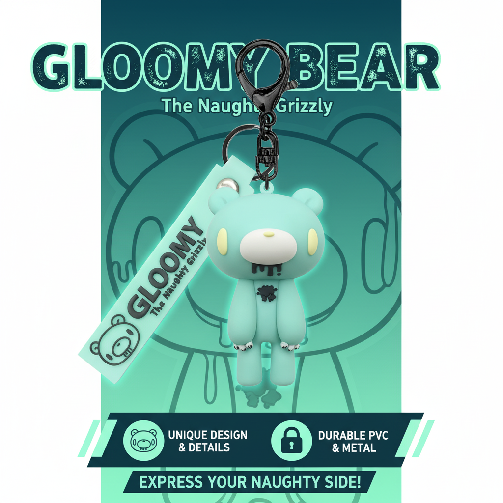 Gloomy Figure Key Chain (Choco Mint)